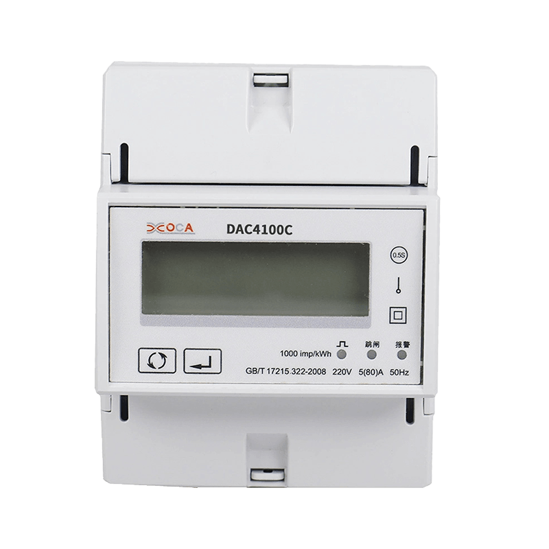 DAC4100C egyfázisú DIN-sínes Modbus intelligens távirányítós energiamérő