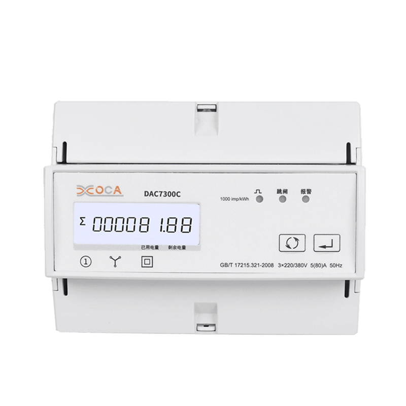 DAC7300C DIN sínes háromfázisú Modbus AC relé elektromos teljesítménymérő