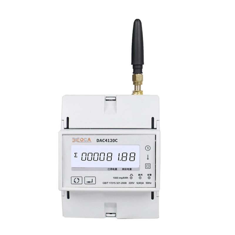 Dac4120c DIN sínes egyfázisú AC Modbus intelligens többfunkciós energiamérő