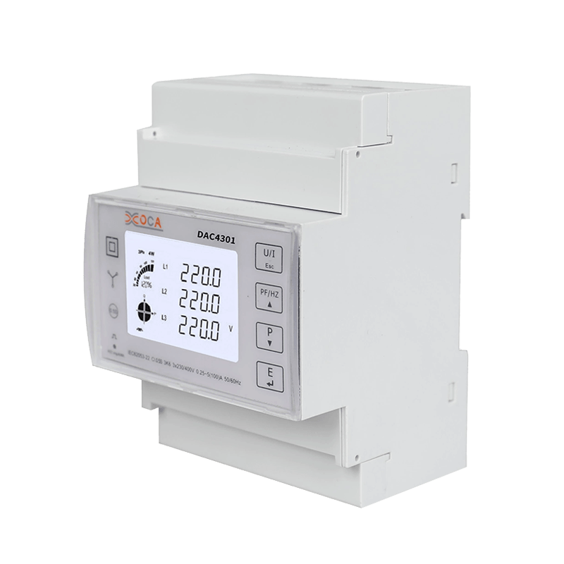 DIN sínes háromfázisú Modbus Smart vezeték nélküli elektronikus mérő