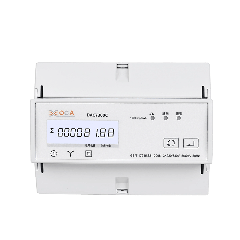 DAC7300C DIN sínes háromfázisú Modbus AC relé elektromos energiamérő