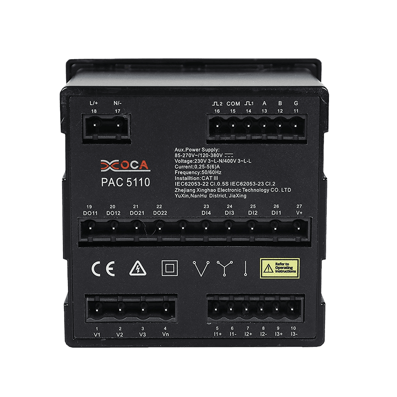 PAC5010 vezeték nélküli Smart Modbus többfunkciós elektronikus panelmérő