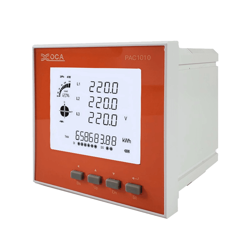 PAC5010 Smart Modbus LCD paneles teljesítménymérő multiméter