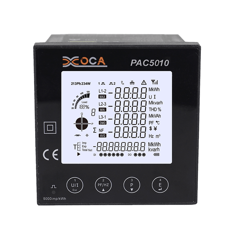 PAC5000 Smart Modbus WiFi elektromos paneles teljesítménymérő Energiamérő